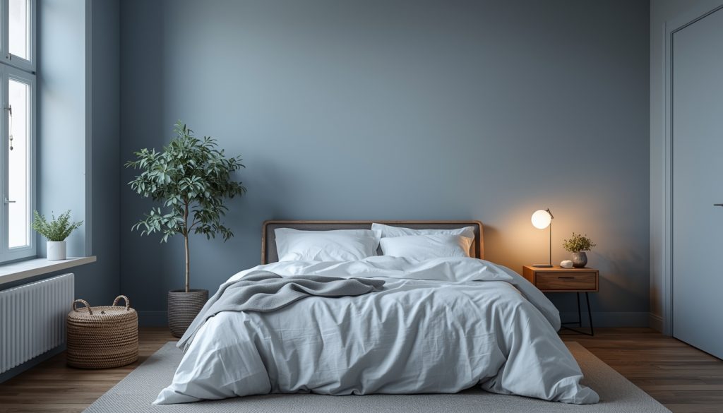 calming bedroom colours blue green